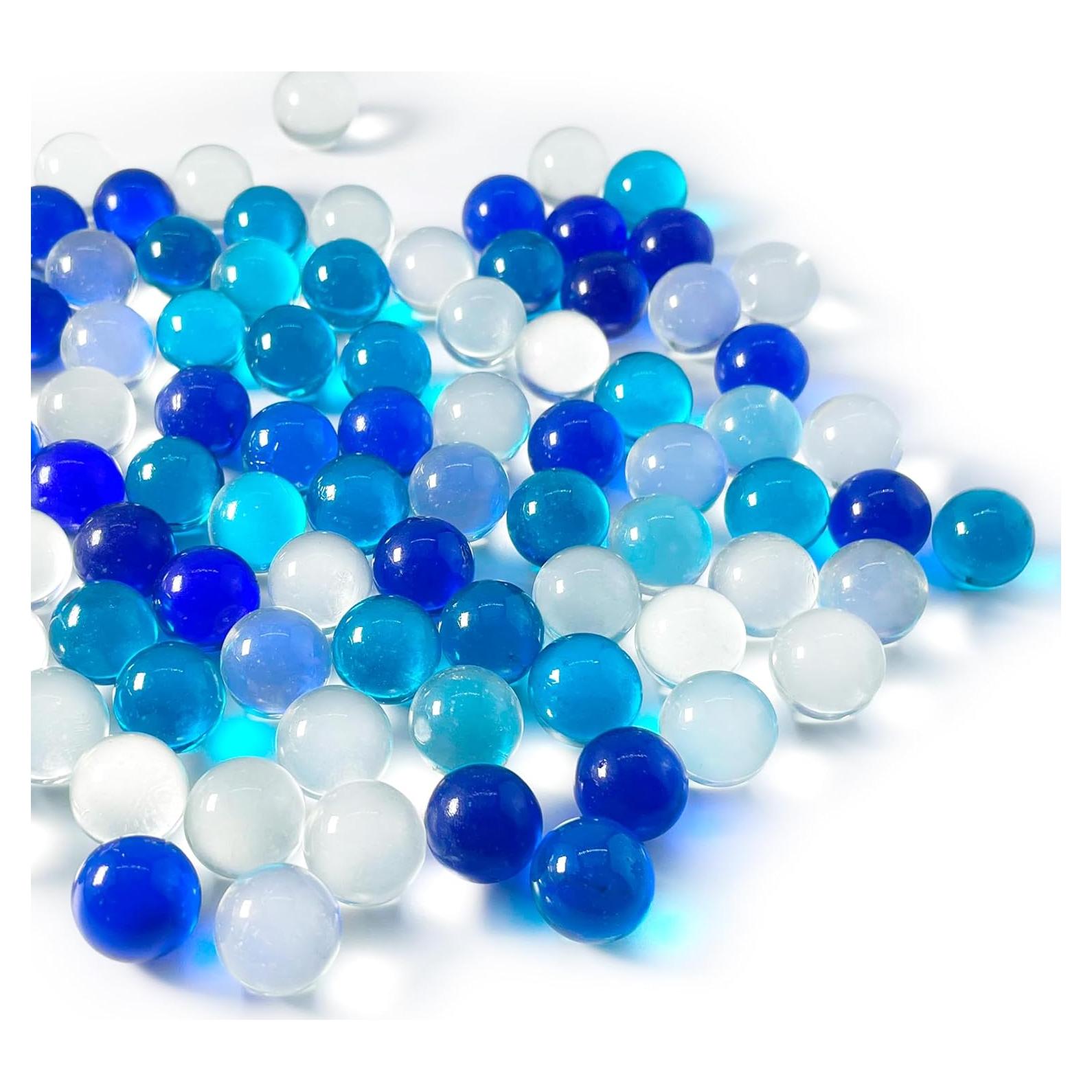 CYS EXCEL Relleno de Jarrón Vidrio Azul Claro 2.29 kg