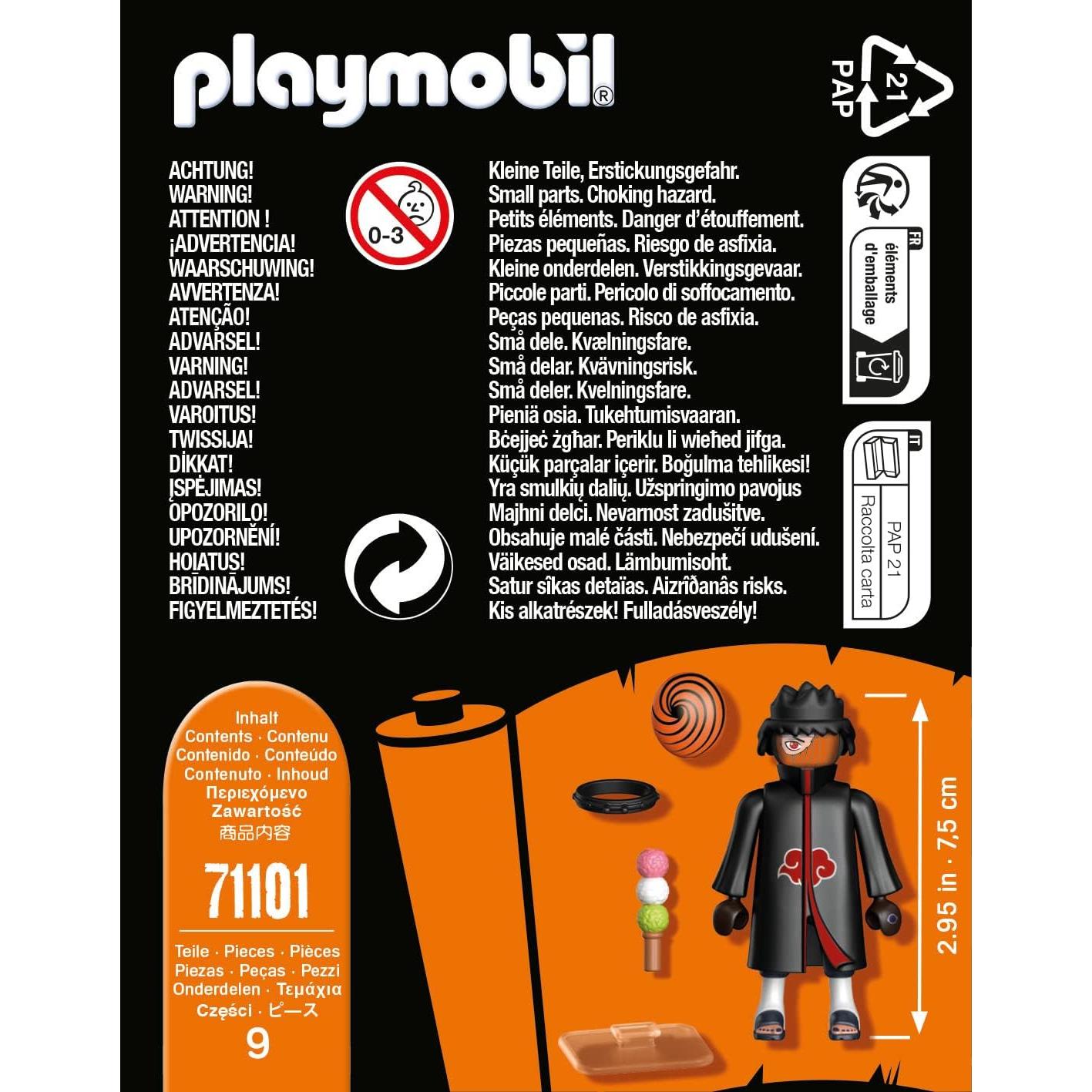 Figura Playmobil Naruto Tobi con accesorios - 71101
