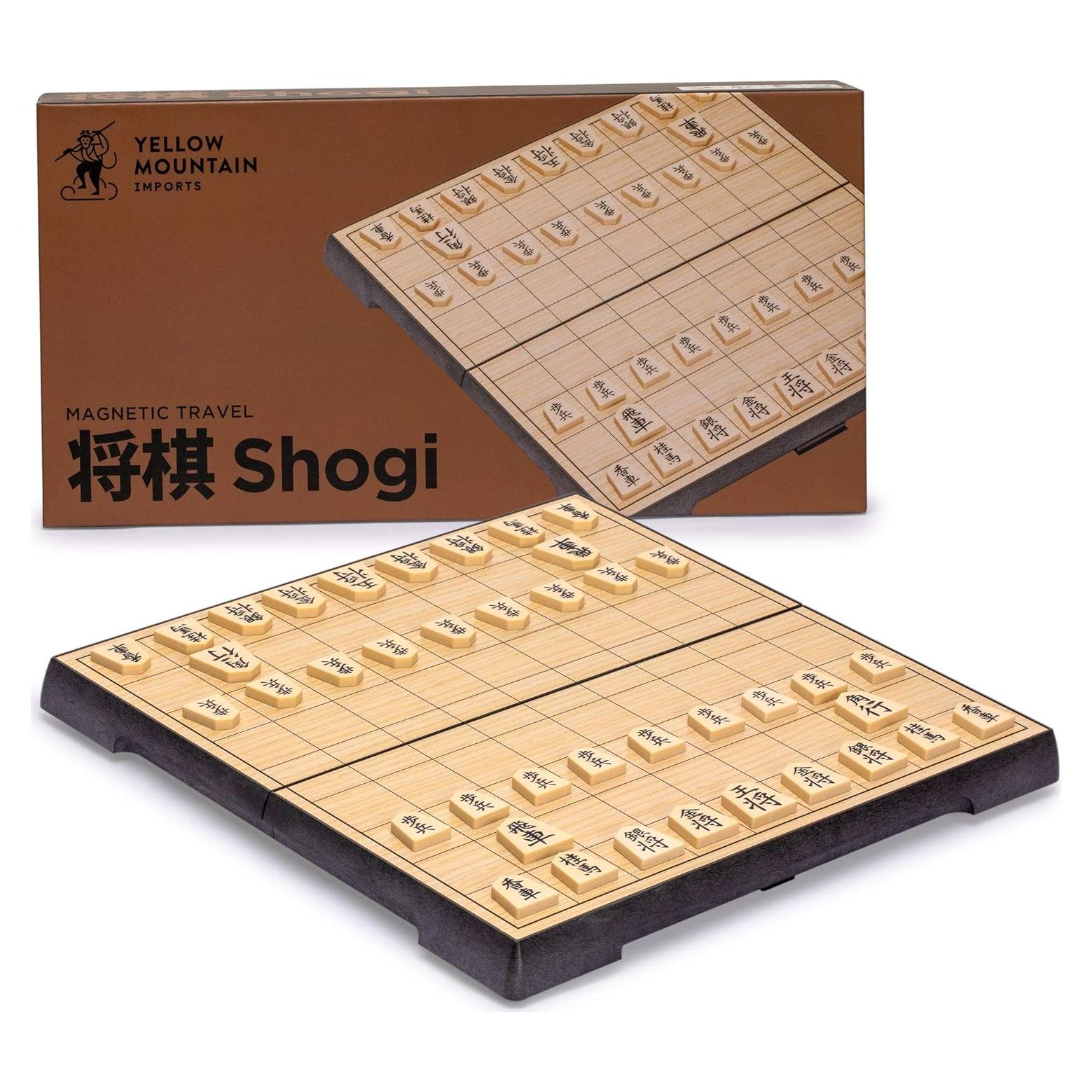 Juego de Ajedrez Japonés Shogi Magnético Yellow Mountain 24.4 cm