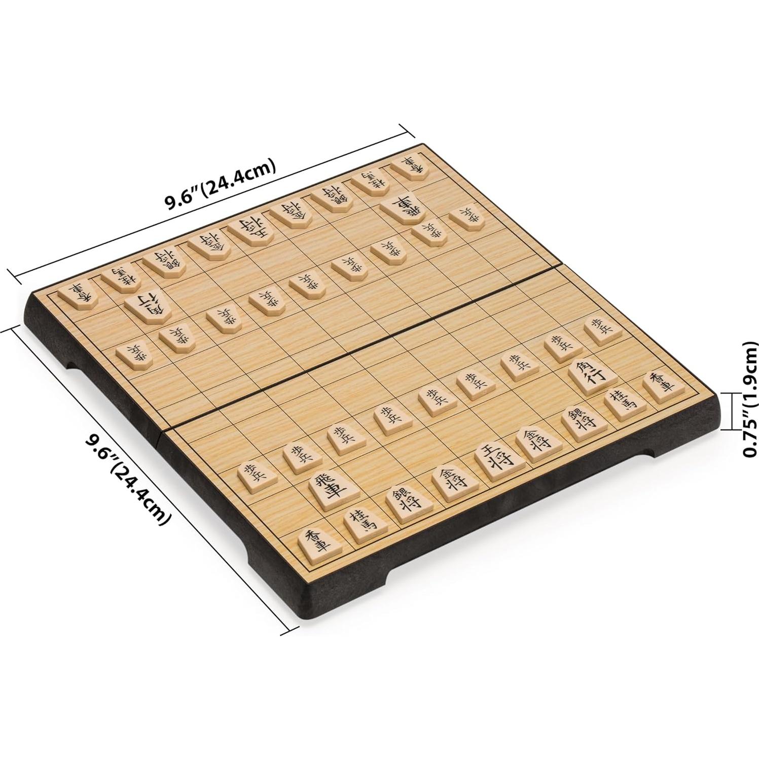 Juego de Ajedrez Japonés Shogi Magnético Yellow Mountain 24.4 cm
