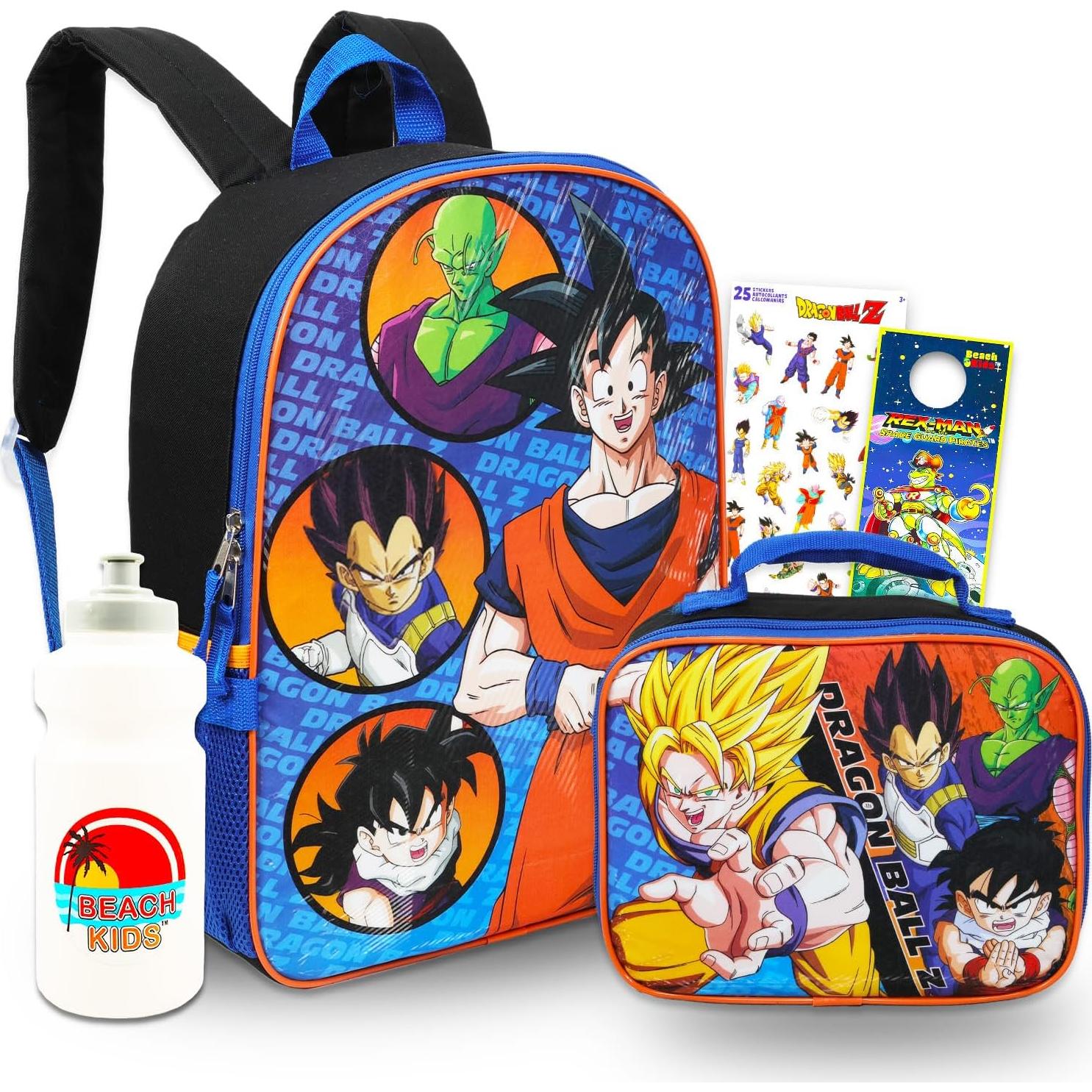 Mochila Escolar Dragon Ball Z TOEI Animation 40.64 cm + Almuerzo