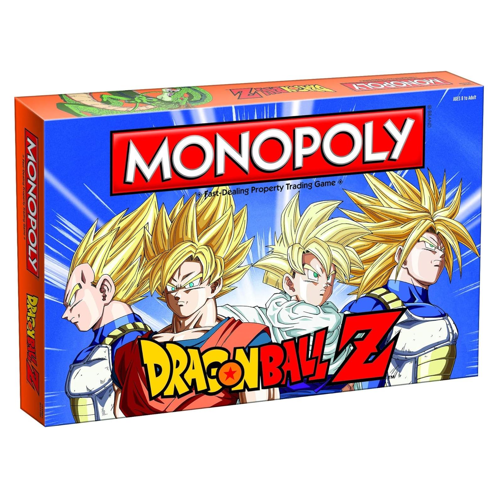 Juego de Mesa Monopoly Dragon Ball Z - Goku, Vegeta, Gohan