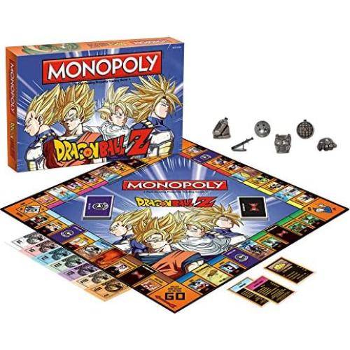 Juego de Mesa Monopoly Dragon Ball Z - Goku, Vegeta, Gohan