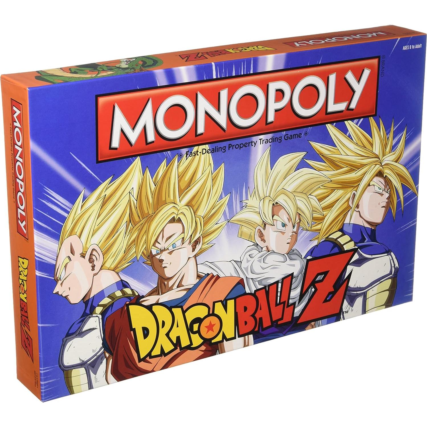 Juego de Mesa Monopoly Dragon Ball Z - Goku, Vegeta, Gohan