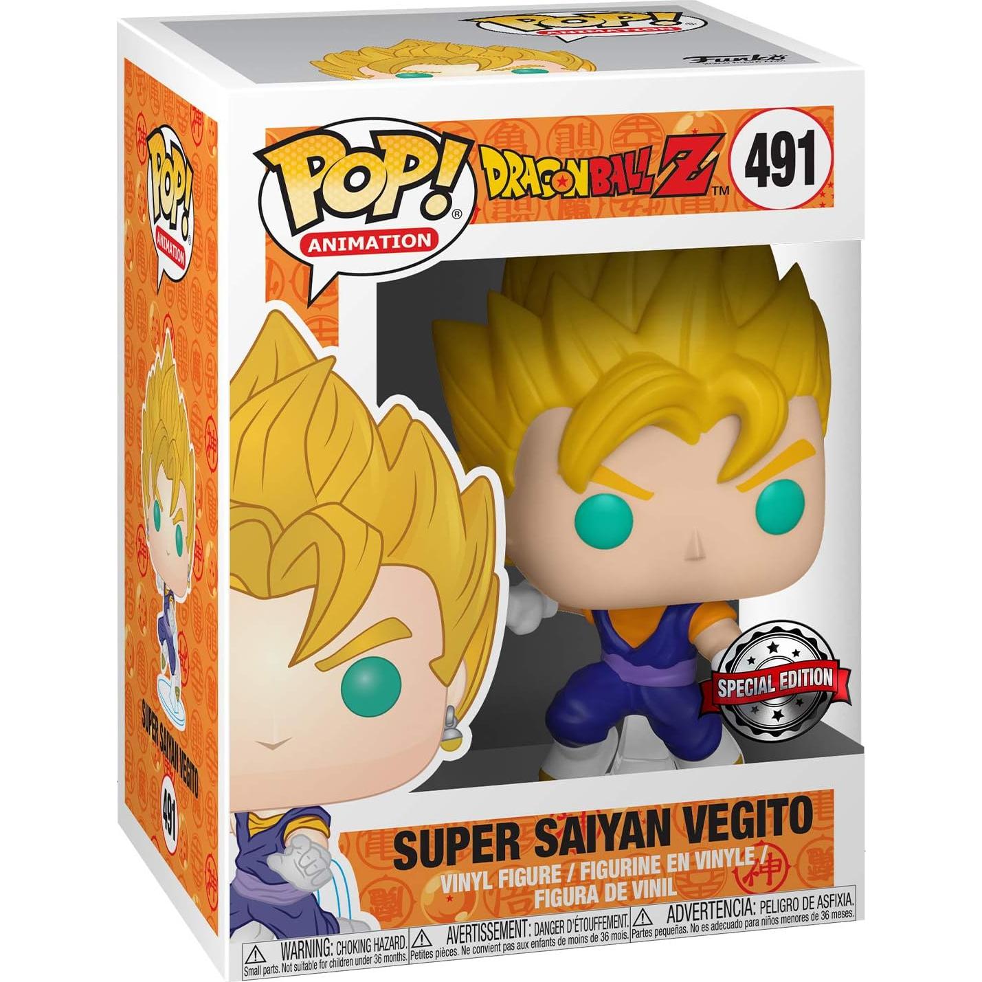 Figura POP! Dragon Ball Z Super Saiyan Vegeto 16 cm BANDAI
