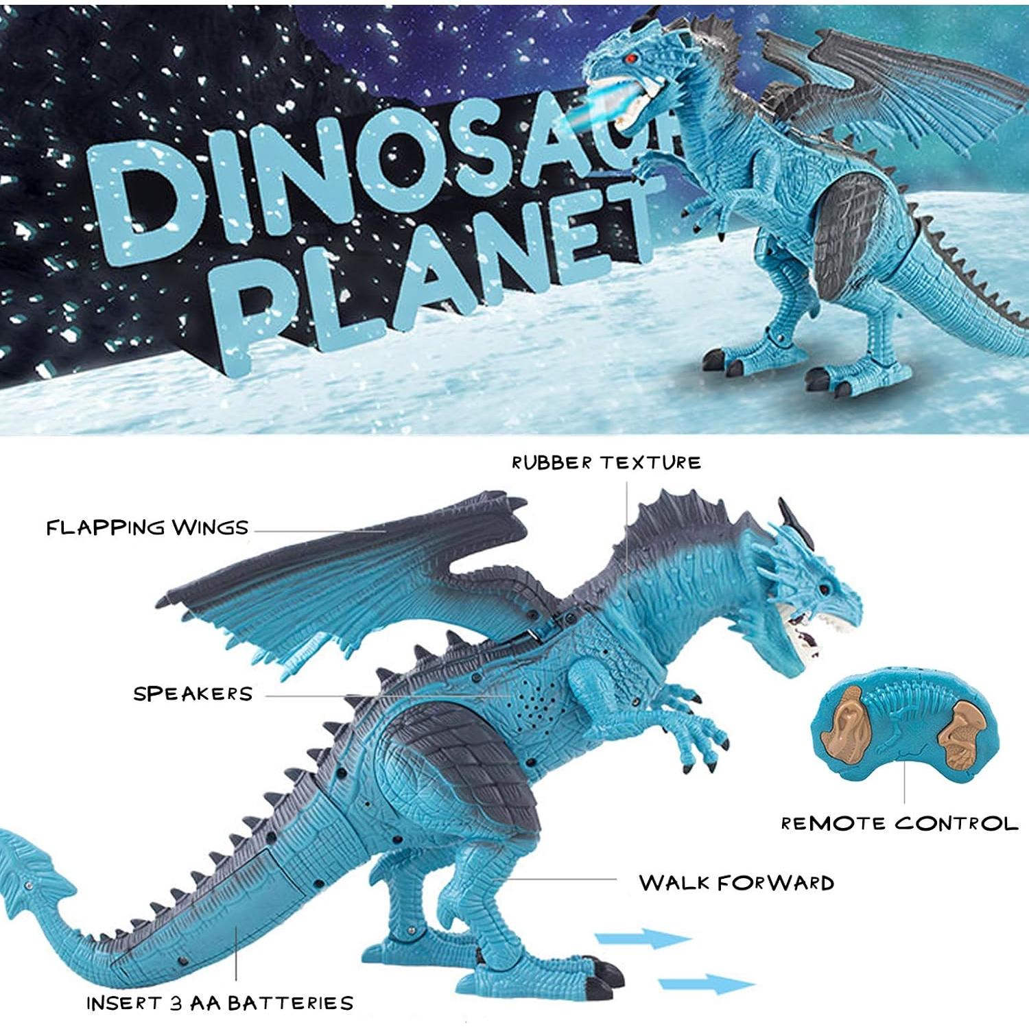 Juguete Dragón RC Liberty Imports - Humo, Sonidos y Luz