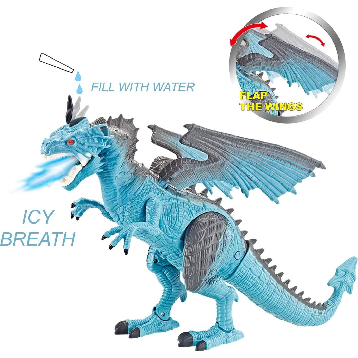 Juguete Dragón RC Liberty Imports - Humo, Sonidos y Luz