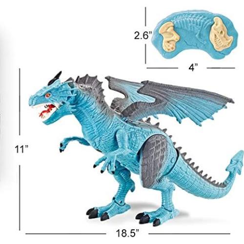 Juguete Dragón RC Liberty Imports - Humo, Sonidos y Luz