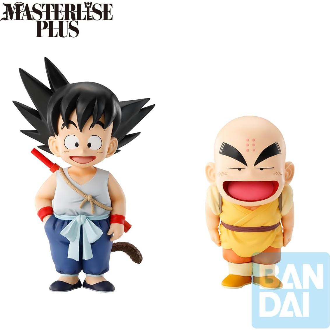 Estatua Coleccionable Son Goku & Krillin Bandai 14 cm