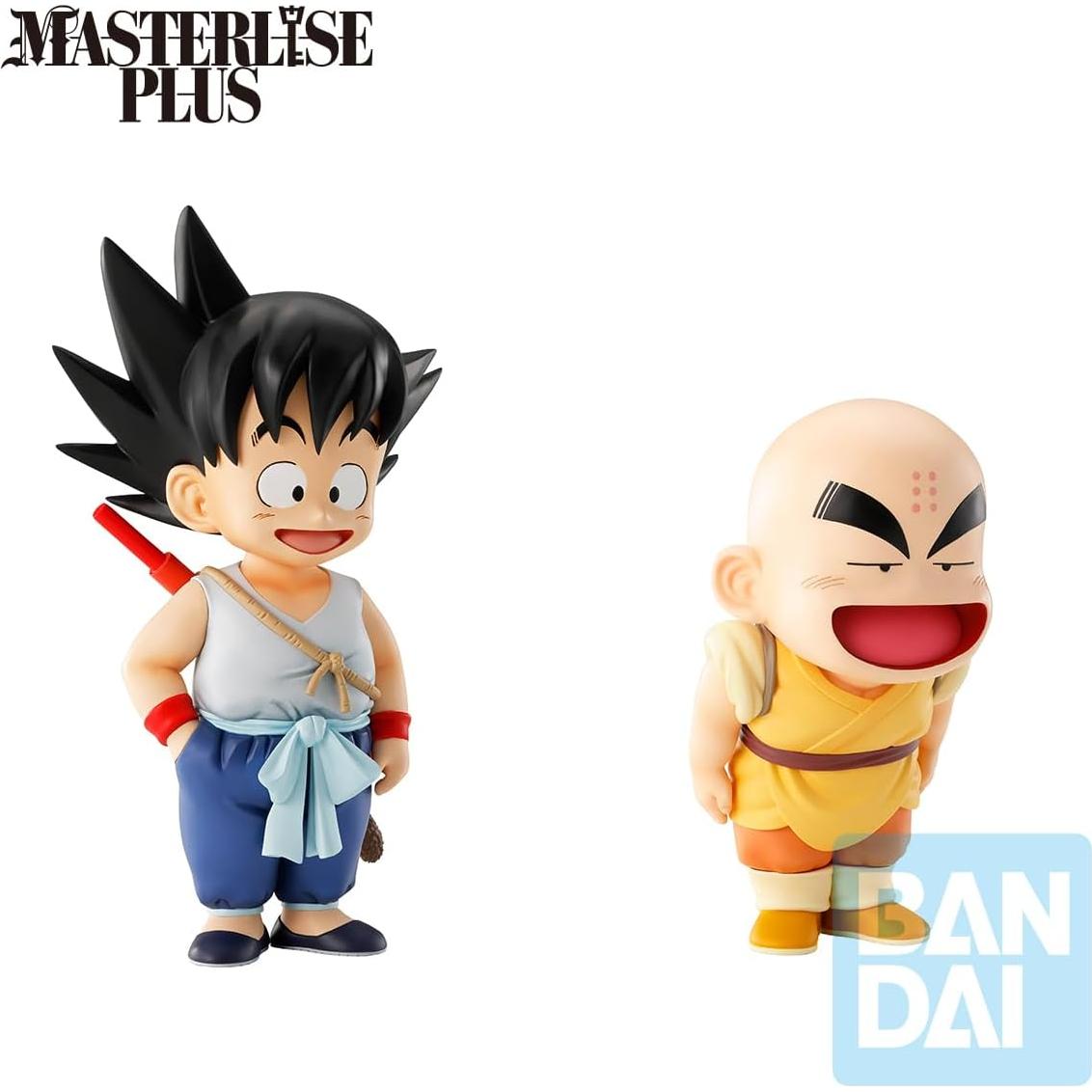 Estatua Coleccionable Son Goku & Krillin Bandai 14 cm