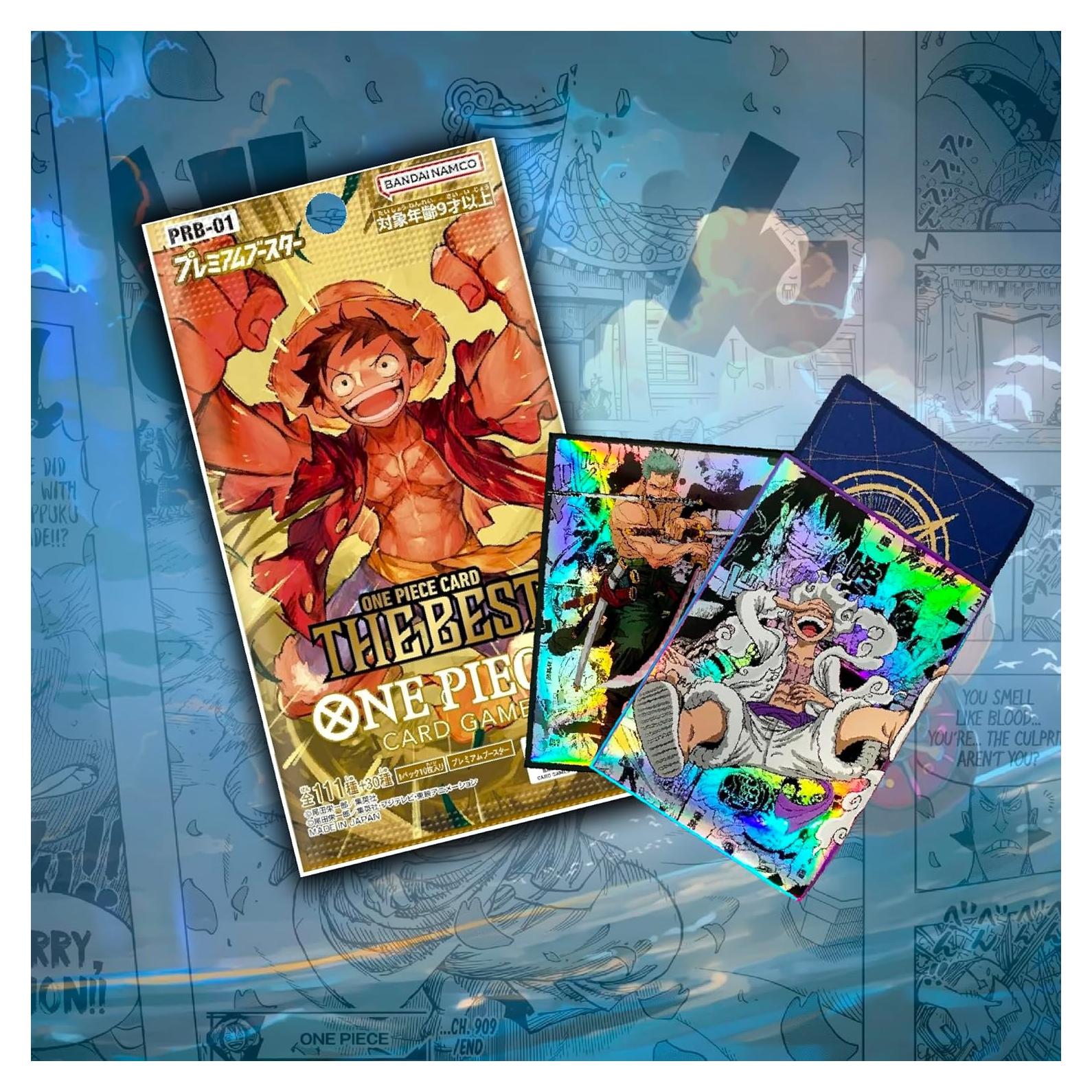 Paquete de Mejora One Piece PRB-01 con Fundas Holográficas