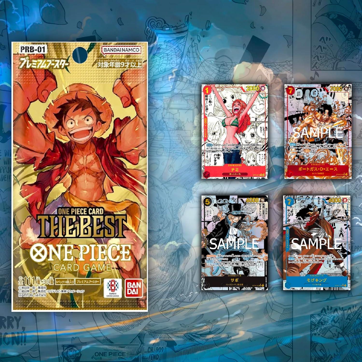 Paquete de Mejora One Piece PRB-01 con Fundas Holográficas