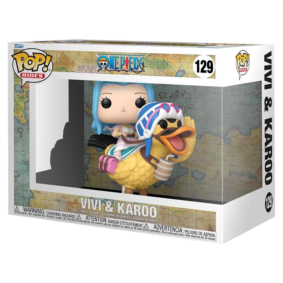 Funko Pop Ride One Piece Vivi y Karoo 14 cm Coleccionable