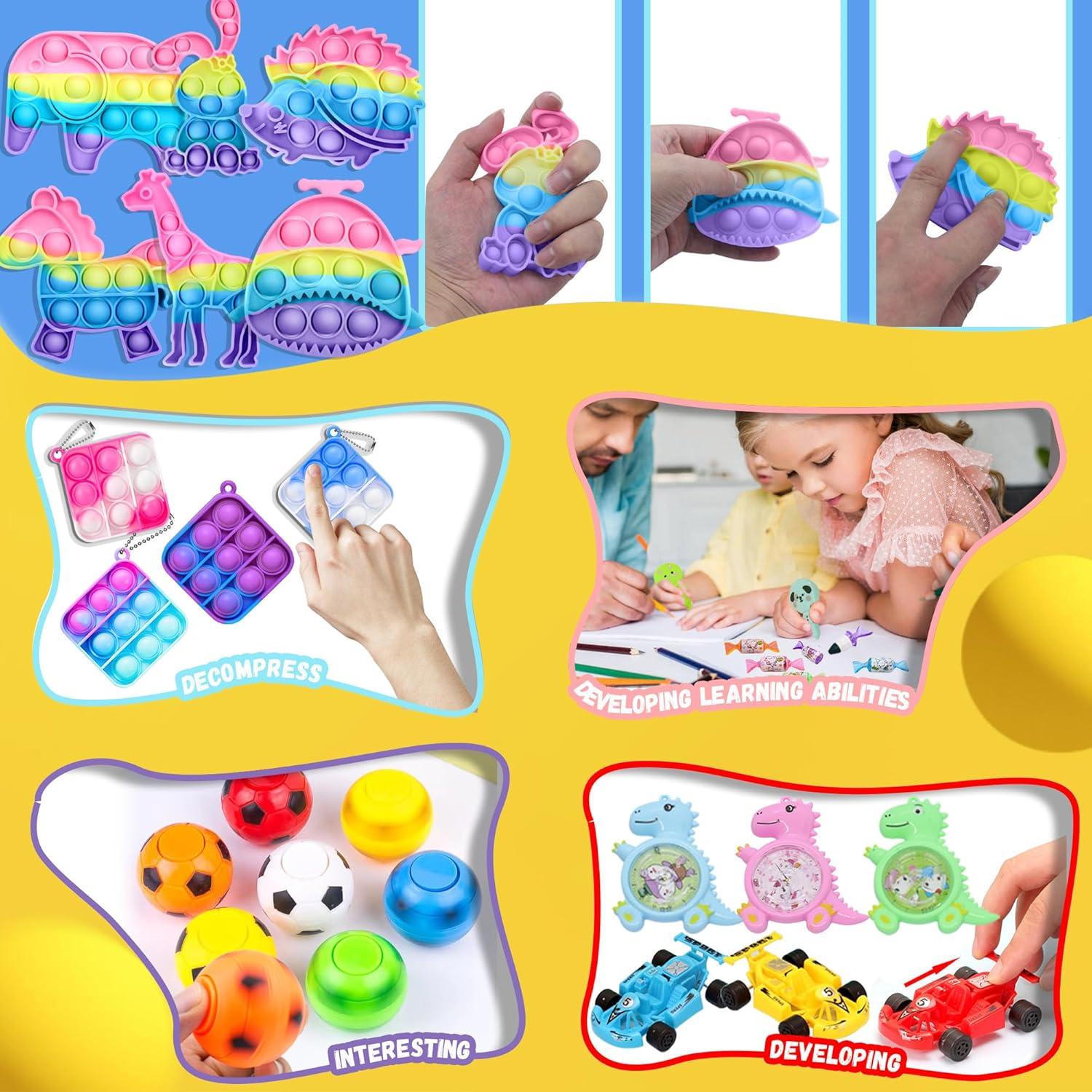 Paquete de 1000 Juguetes Antiestrés WEBROD para Niños