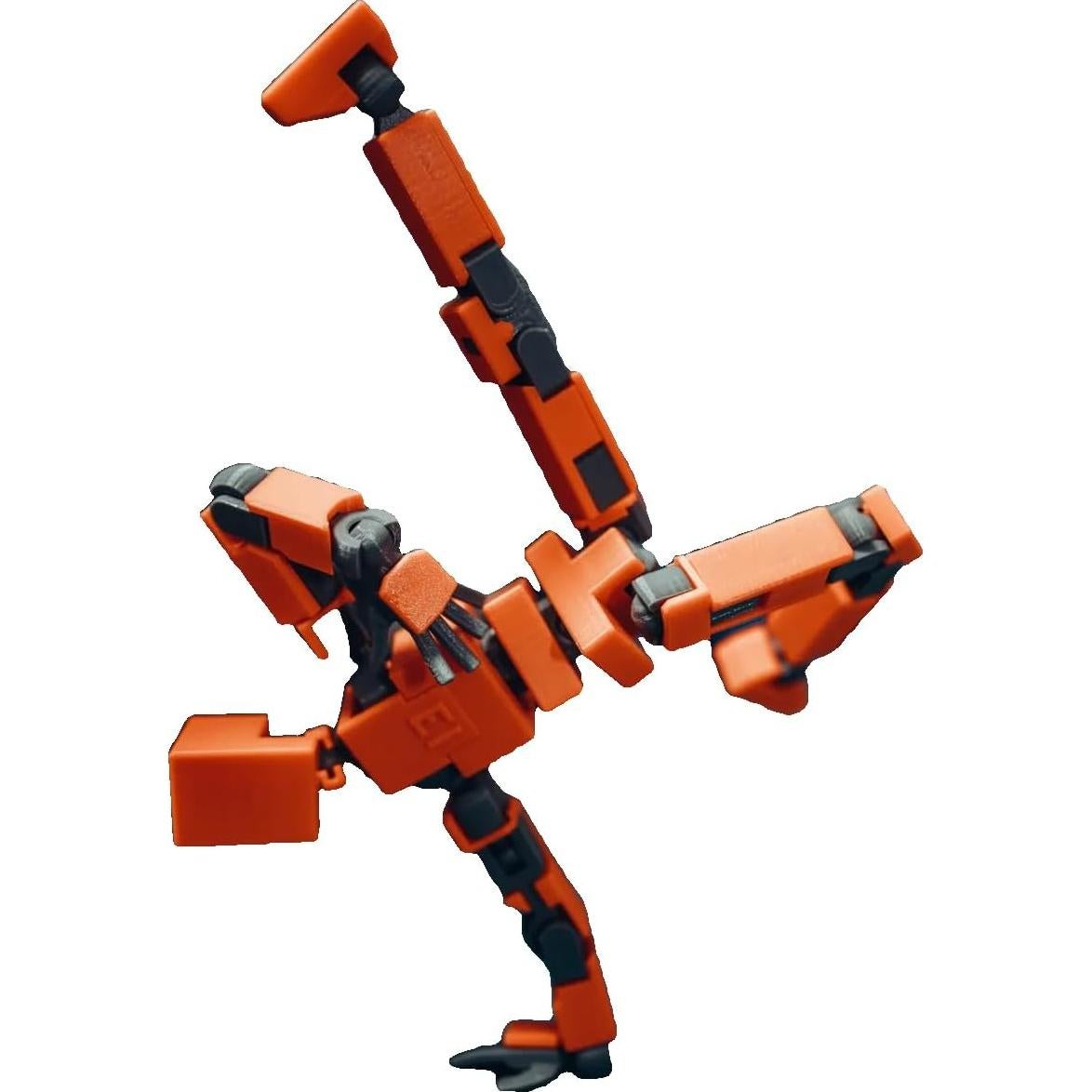 Figura Articulada Posable Rosa LUCKY 13 - Juguete de Escritorio