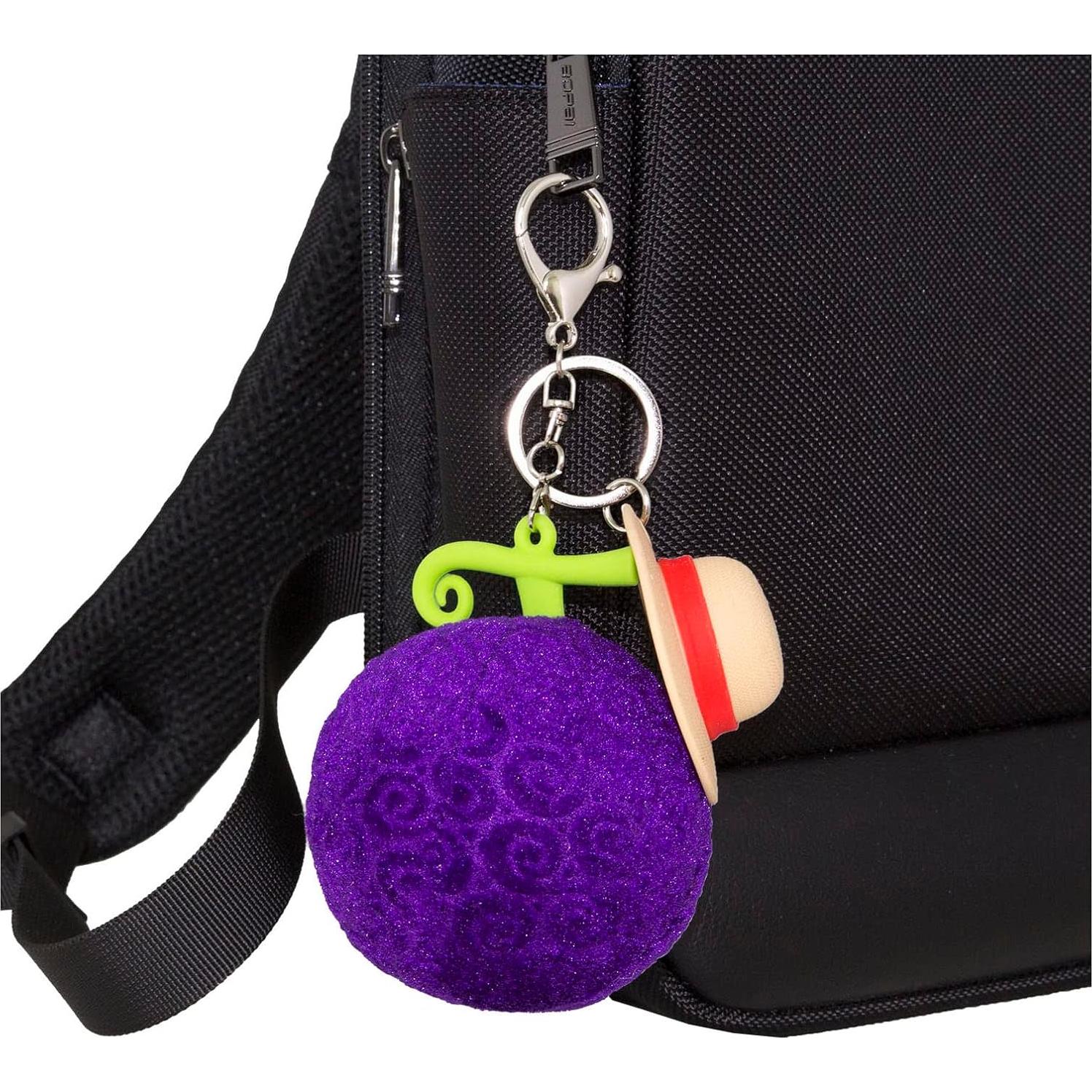 Llaveros de peluche One Piece Luffy Fruta del Diablo 10 cm