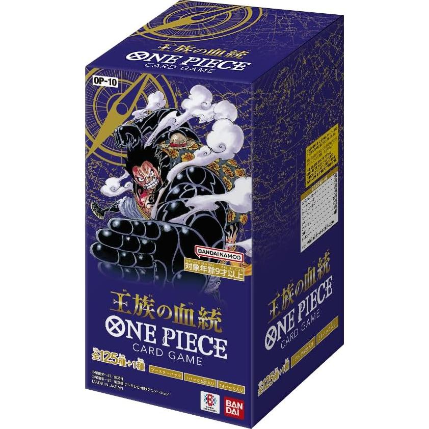Juego de Cartas One Piece Bandai OP-10 Sangre Real 24 Paquetes