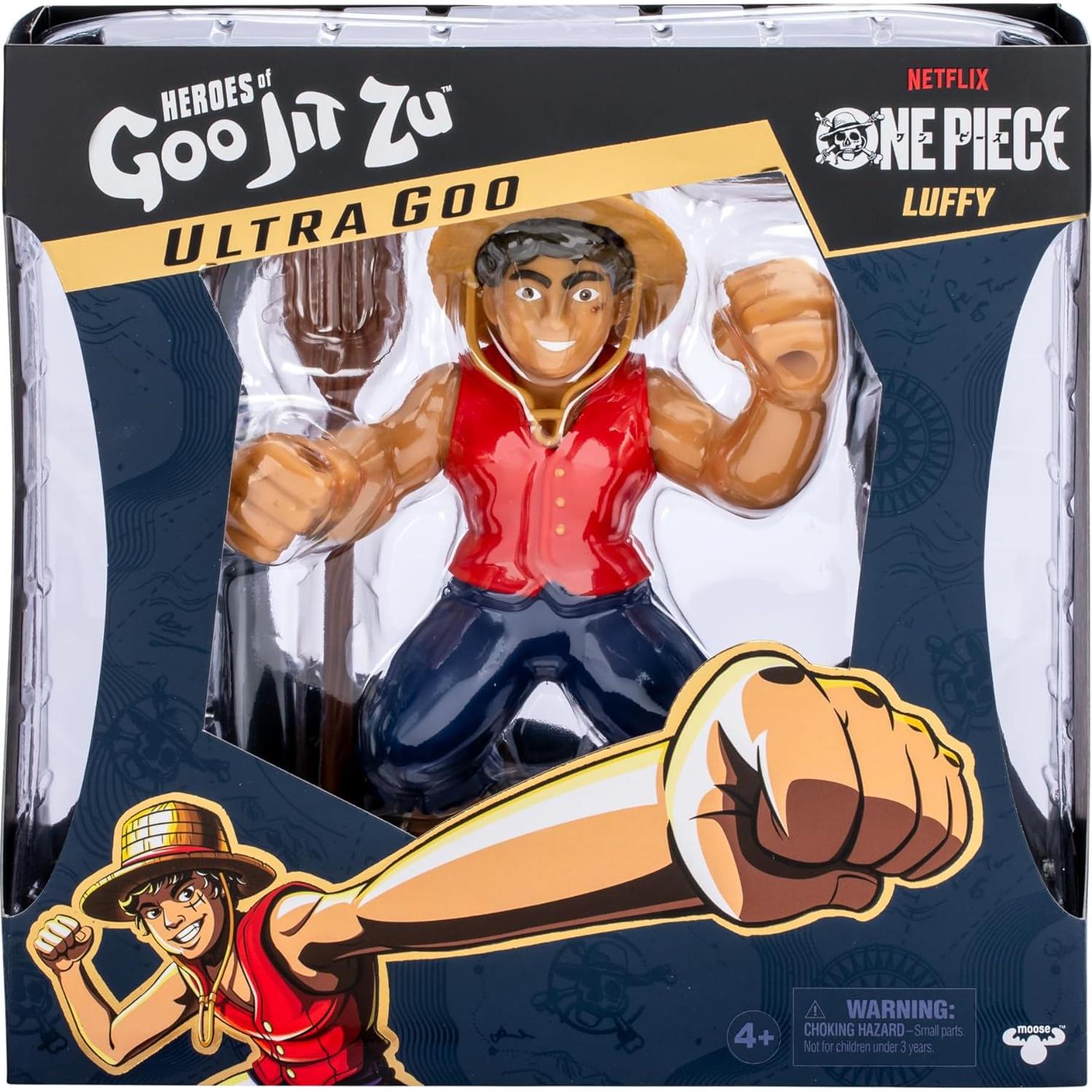 Figura de Acción Goo Jit Zu Luffy One Piece 19x9x19.5cm