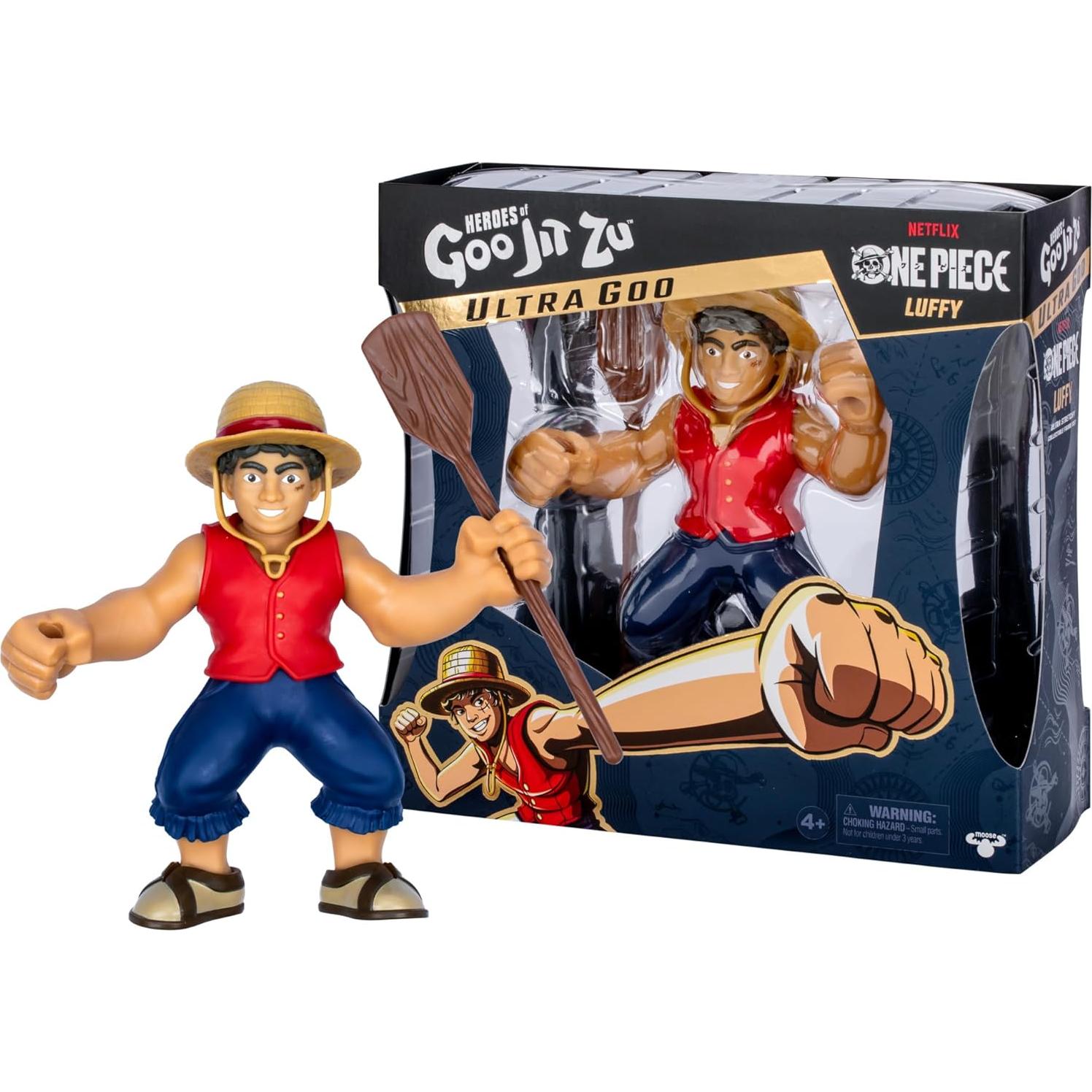 Figura de Acción Goo Jit Zu Luffy One Piece 19x9x19.5cm
