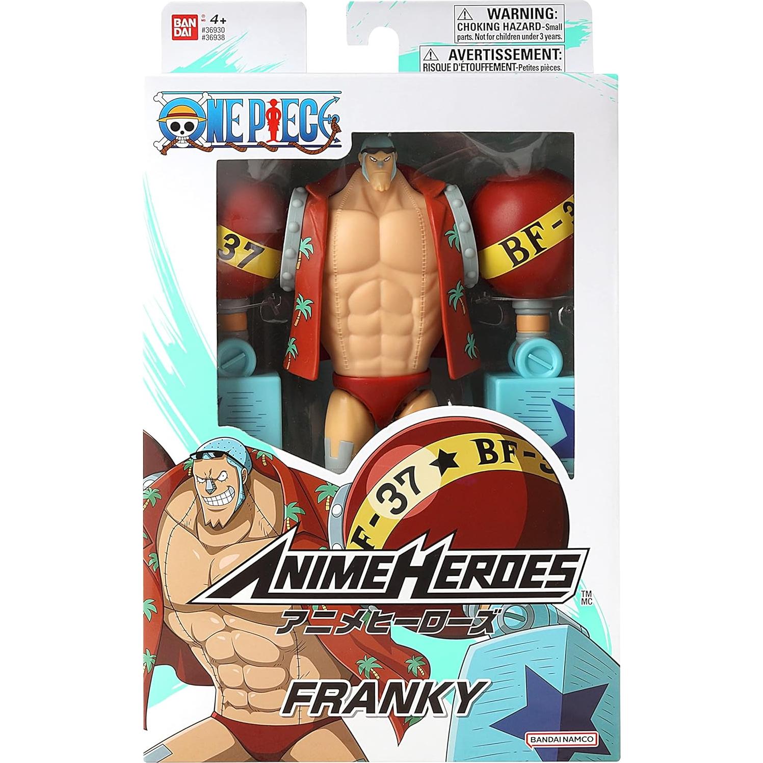 Figura de Acción Bandai One Piece Franky 17cm Articulada