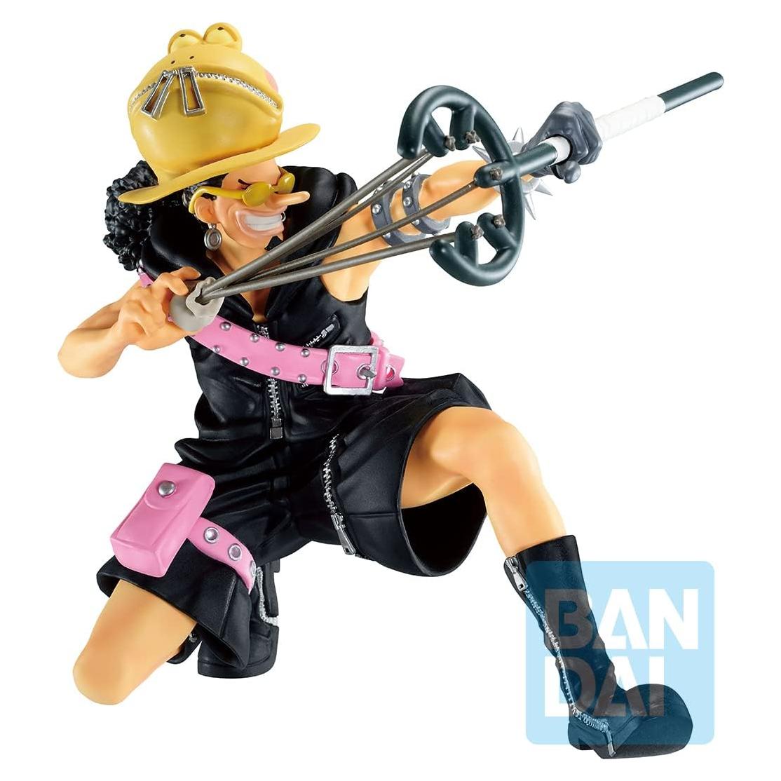 Figura Coleccionable Usopp Ichibansho Bandai 10.9 cm One Piece