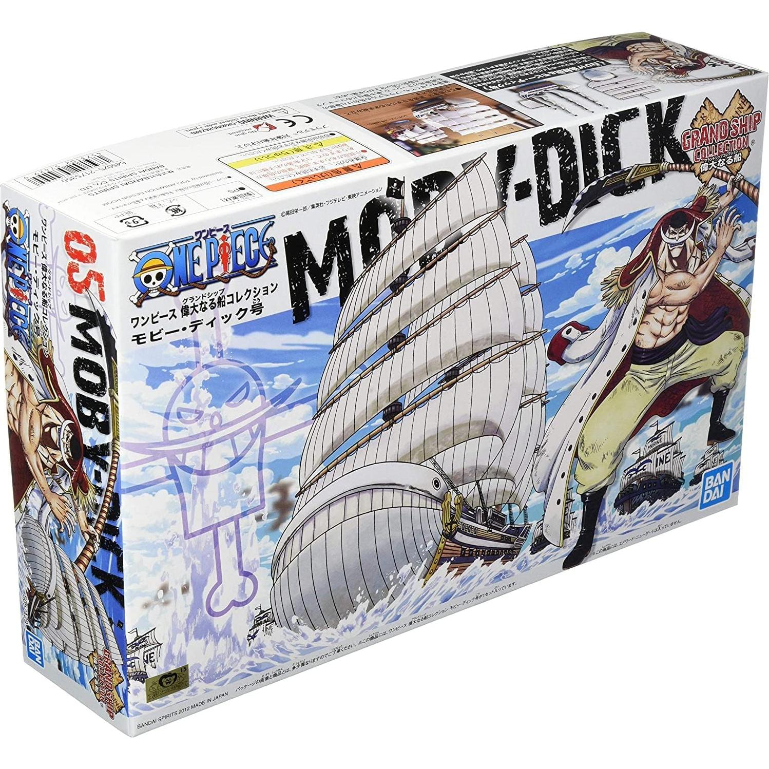 Modelo de Barco Moby Dick Bandai Spirits 31x19cm Piratas