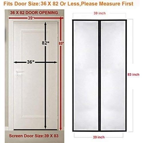 Puerta Pantalla Magnética Homearda 36x82 Fibra Vidrio