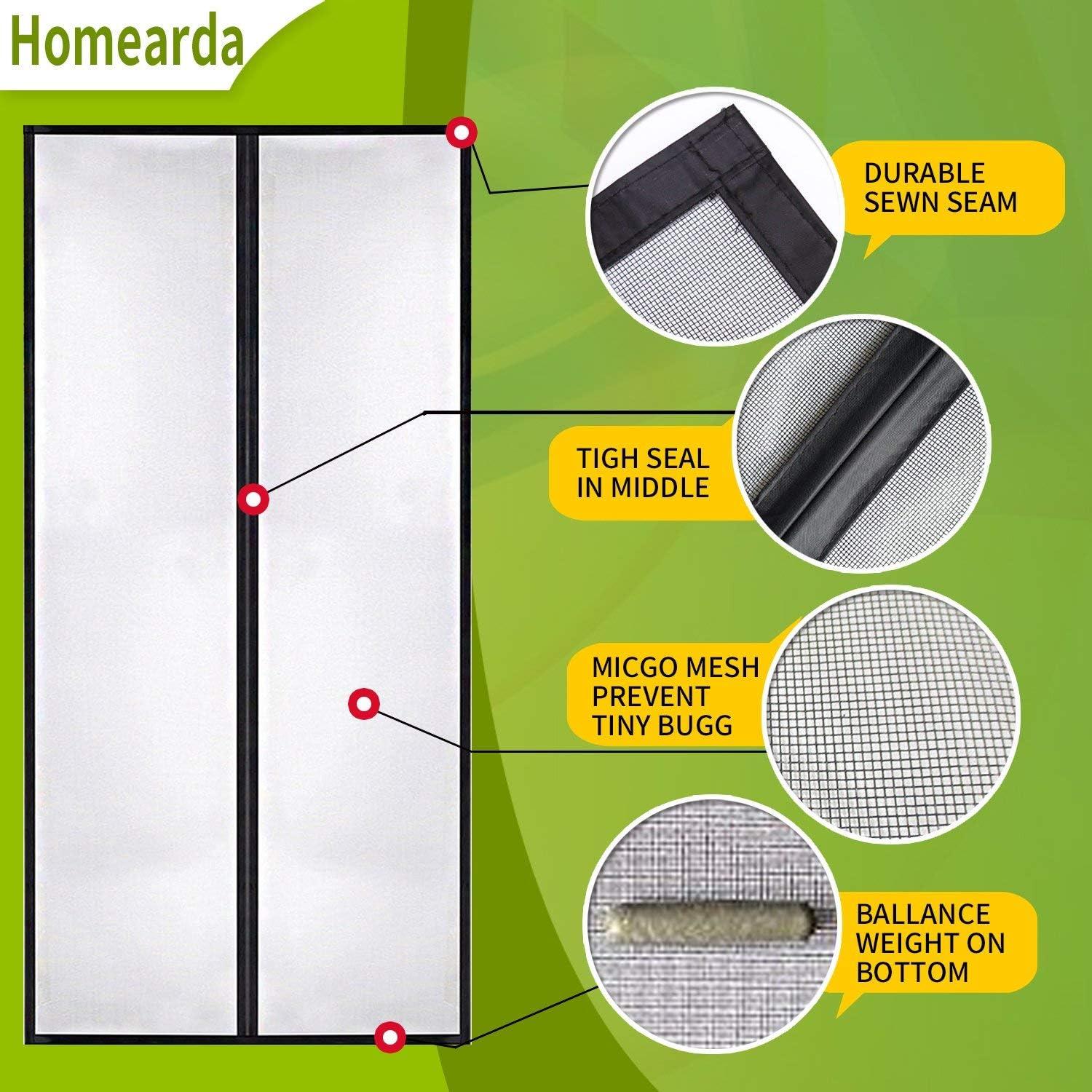 Puerta Pantalla Magnética Homearda 36x82 Fibra Vidrio