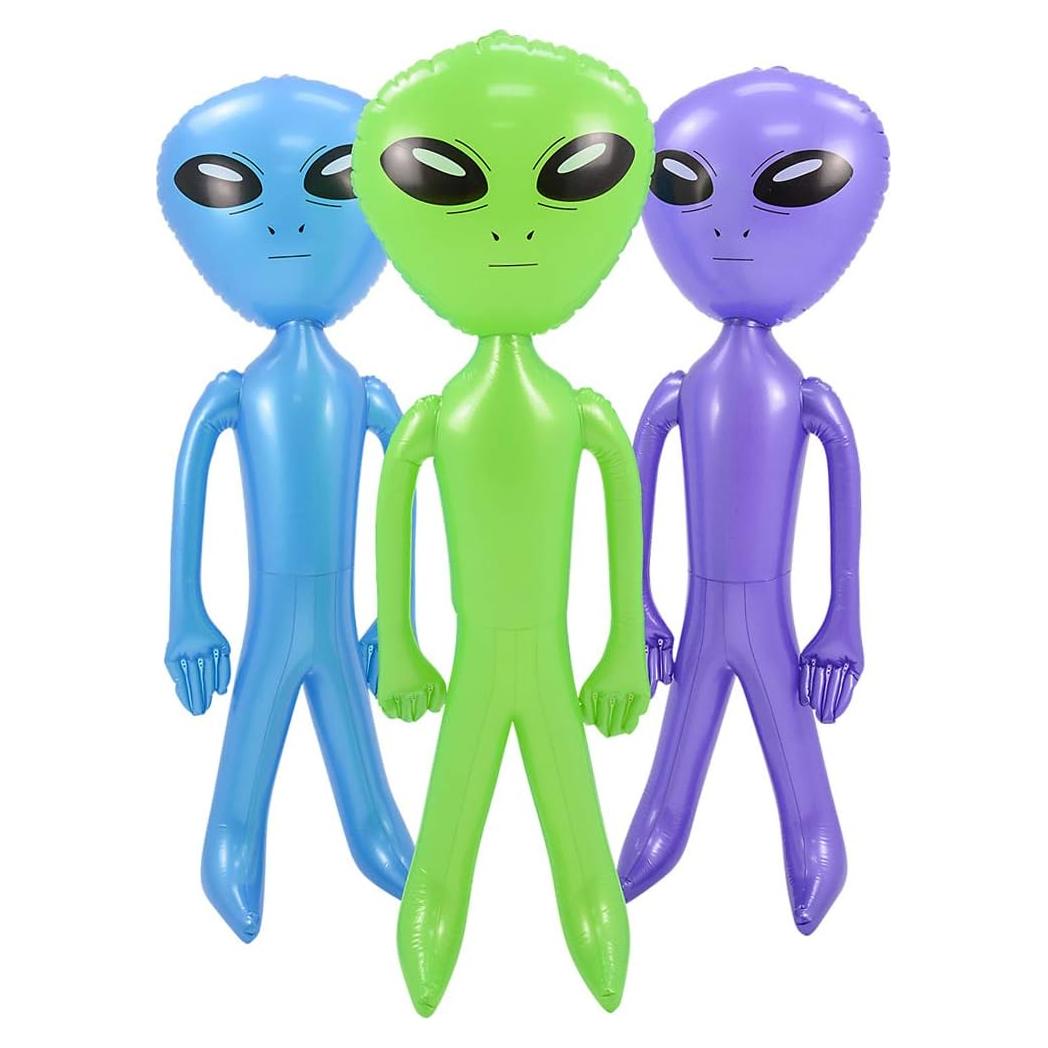 Inflable Jumbo Alienígena Novelty 121.9 cm Colores Asortidos