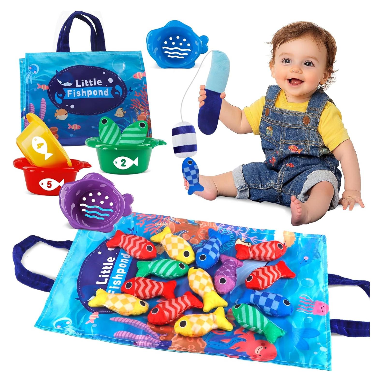 Juguete de Pesca Montessori Rincalivestra 22 Piezas 0-3 Años