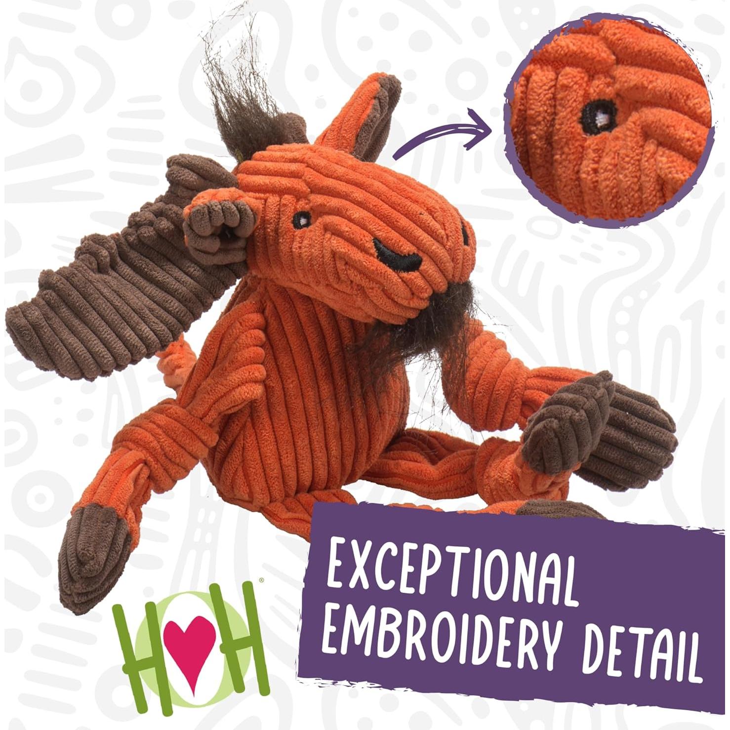 Juguete de Peluche HuggleHounds Manny Moose Pequeño 22.86 cm