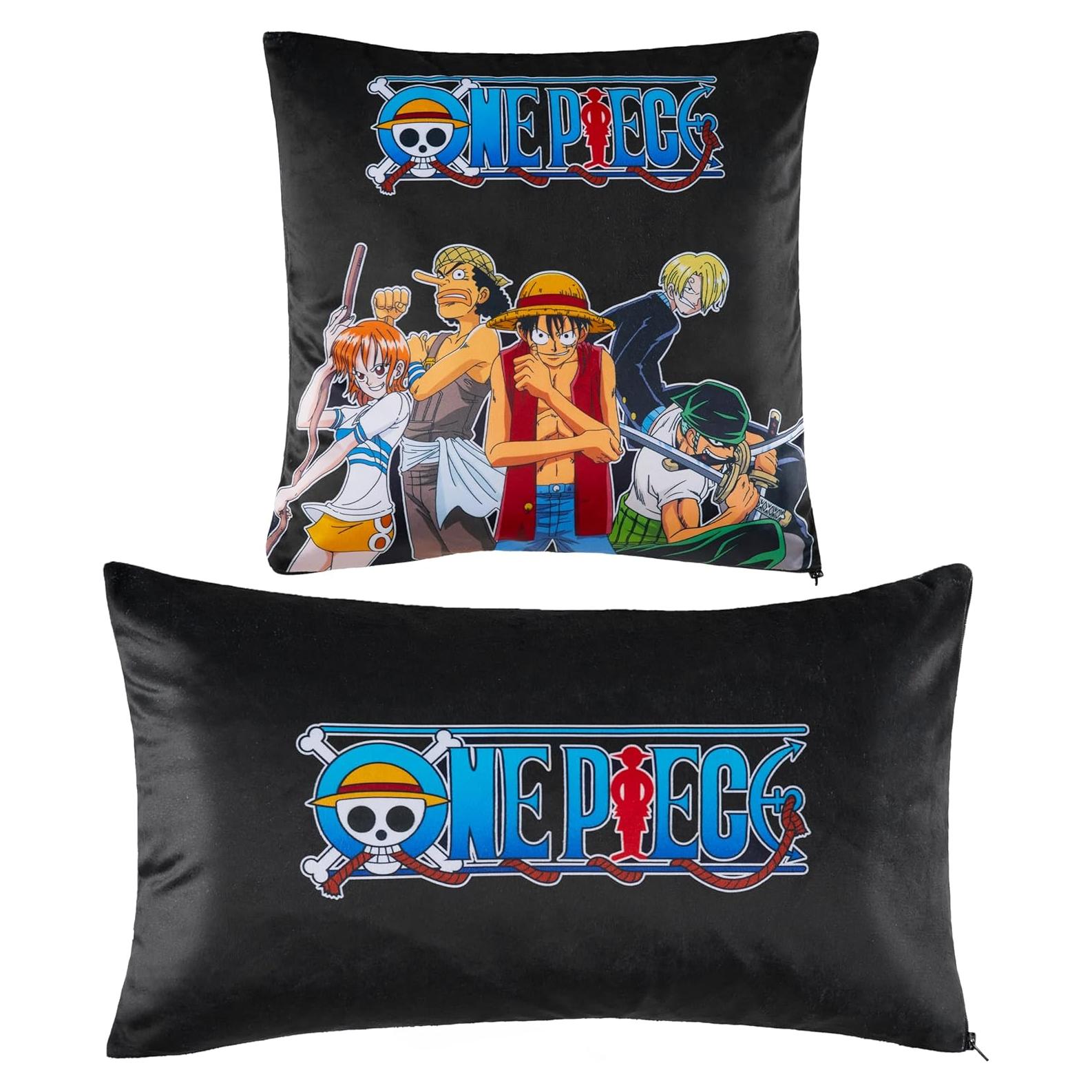 Set de 2 Fundas de Cojín One Piece 50x30cm y 35x35cm