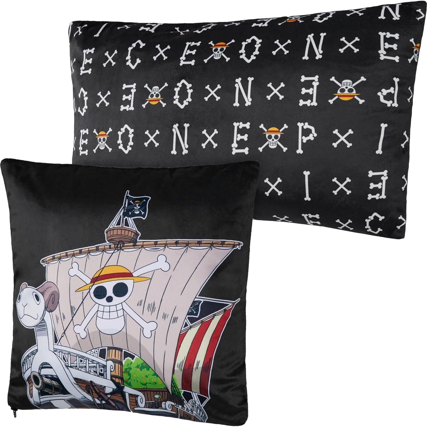 Set de 2 Fundas de Cojín One Piece 50x30cm y 35x35cm