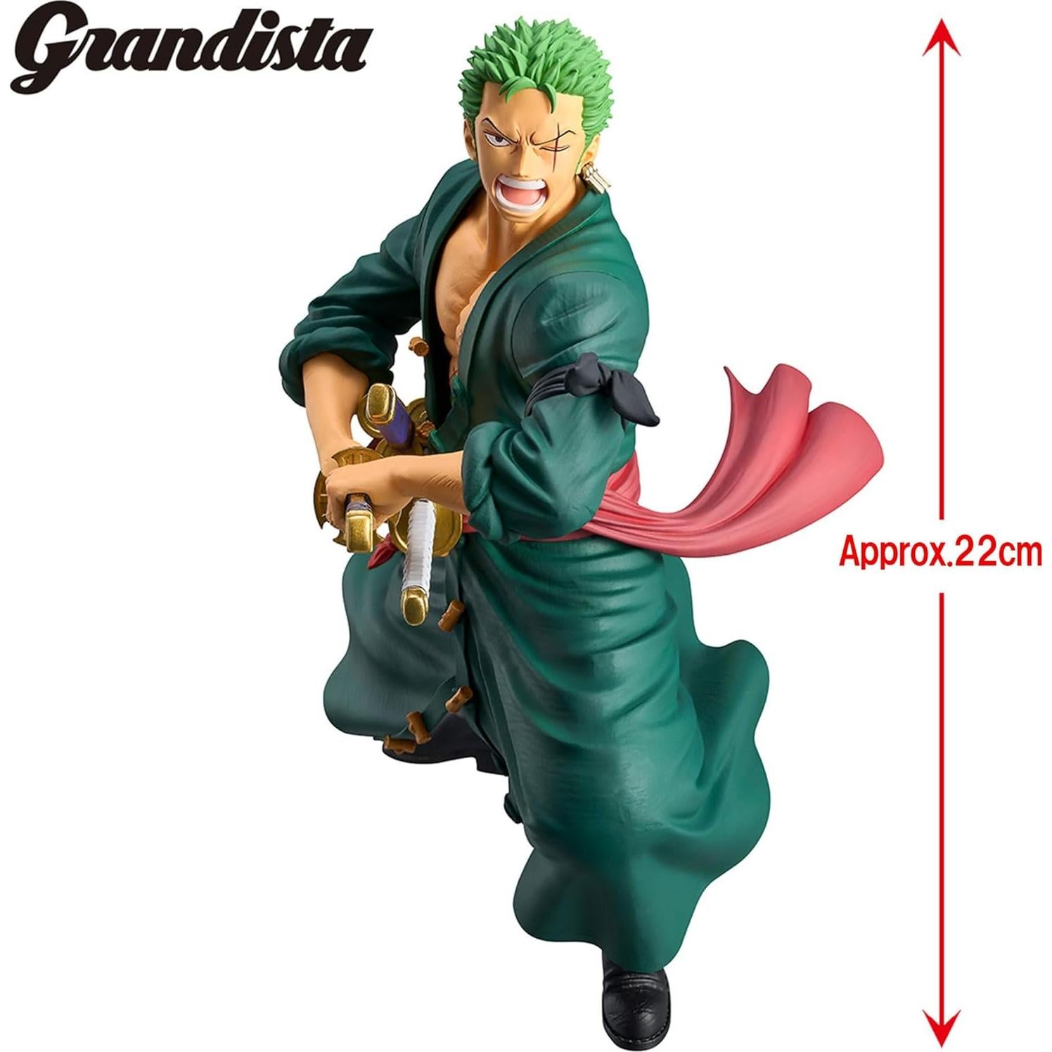 Figura Grandista Roronoa Zoro 22 cm Bandai Spirits One Piece