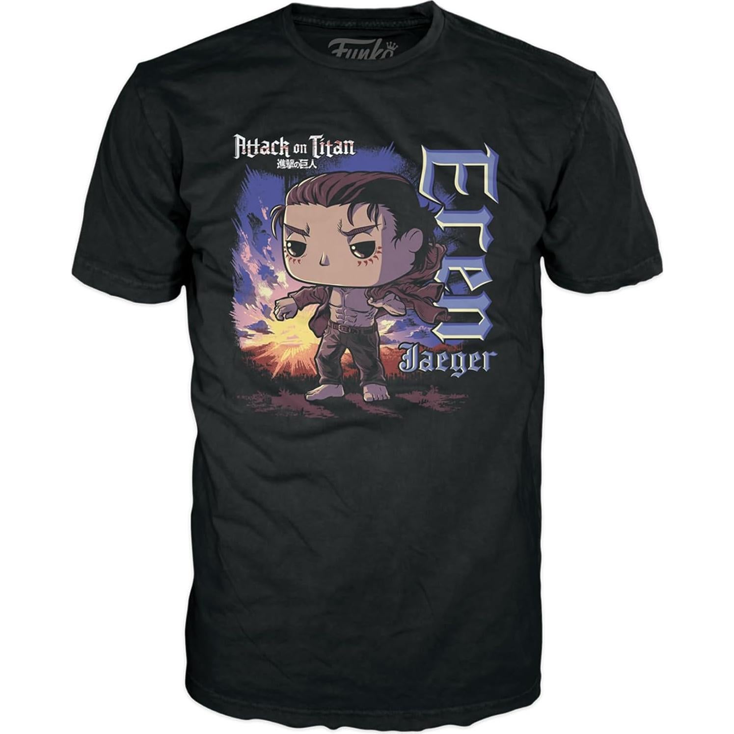 Funko Pop! Eren Yeager Ataque de los Titanes Camiseta S