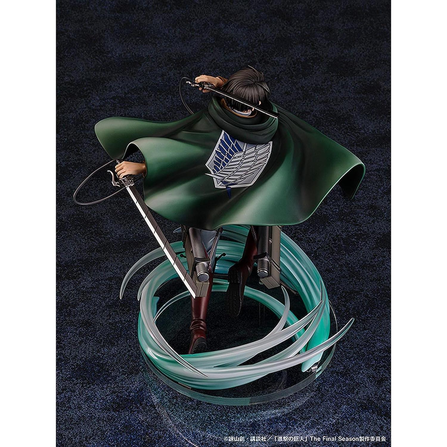 Figura de PVC Levi Ataque en los Titanes 1:6 Pony Canyon