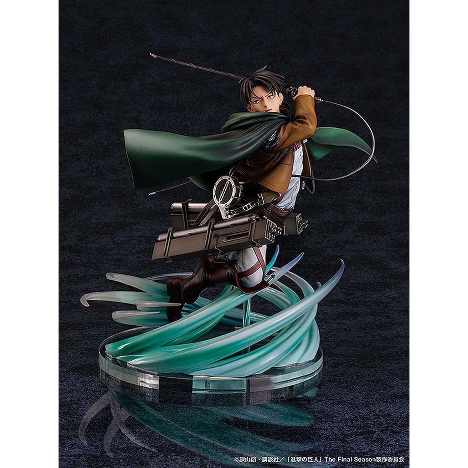 Figura de PVC Levi Ataque en los Titanes 1:6 Pony Canyon