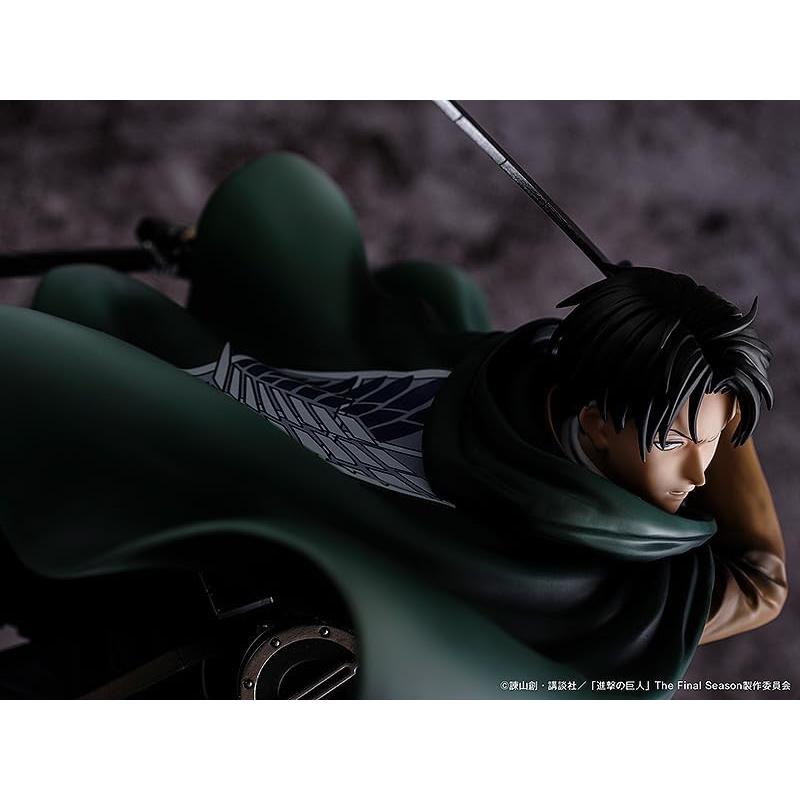Figura de PVC Levi Ataque en los Titanes 1:6 Pony Canyon