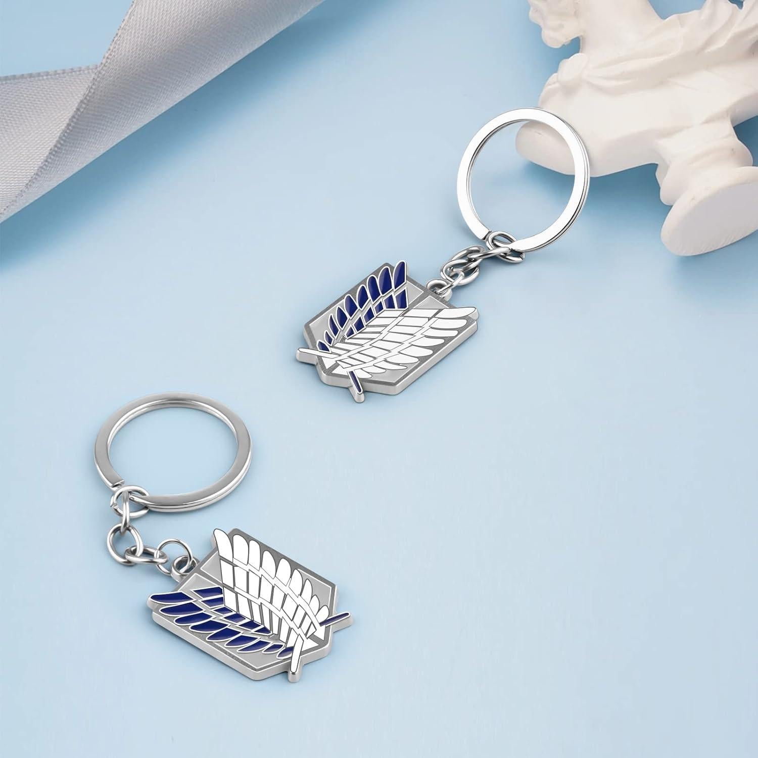 Llavero Anime Attack on Titan Eren - Aleación Zinc 10x4cm