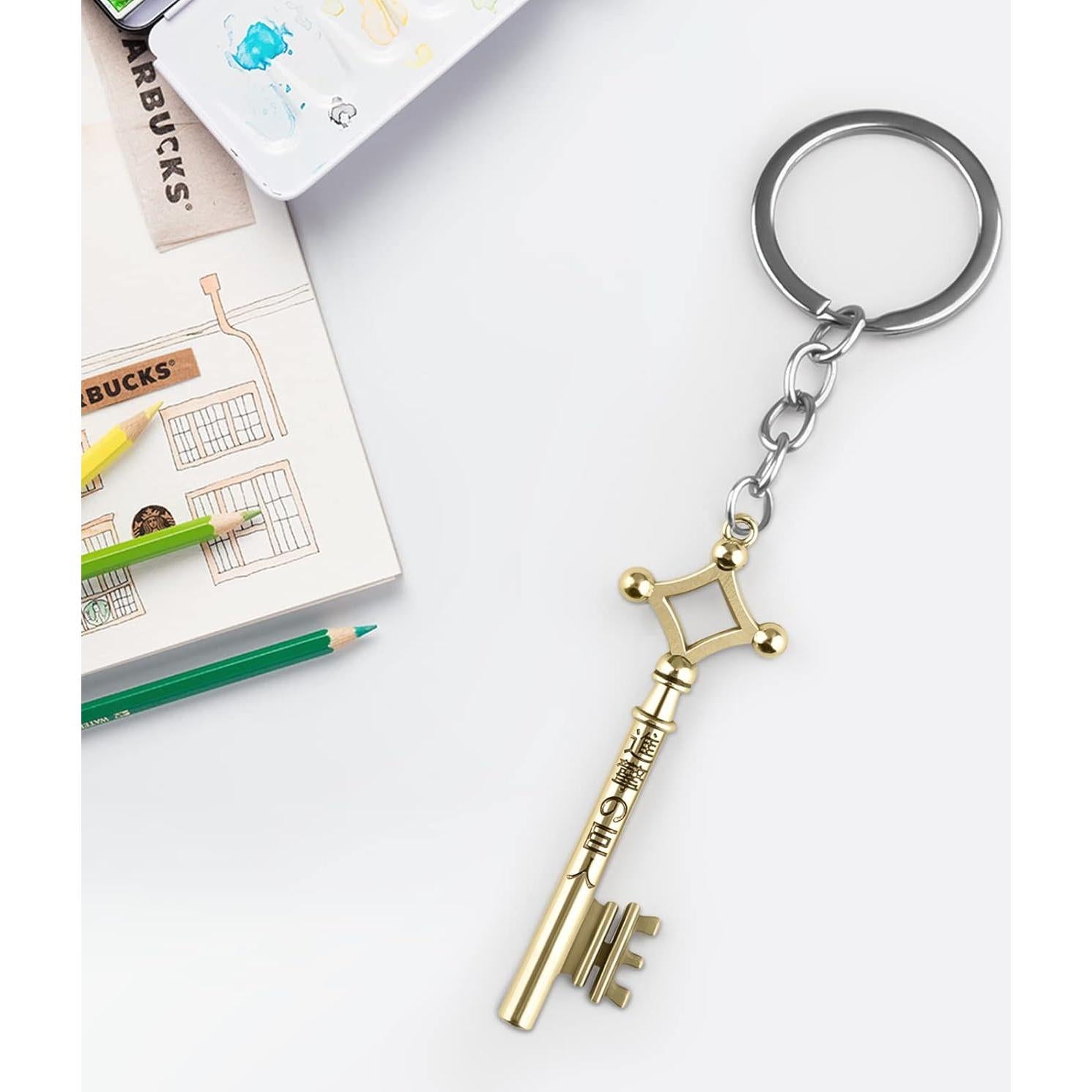 Llavero Anime Attack on Titan Eren - Aleación Zinc 10x4cm