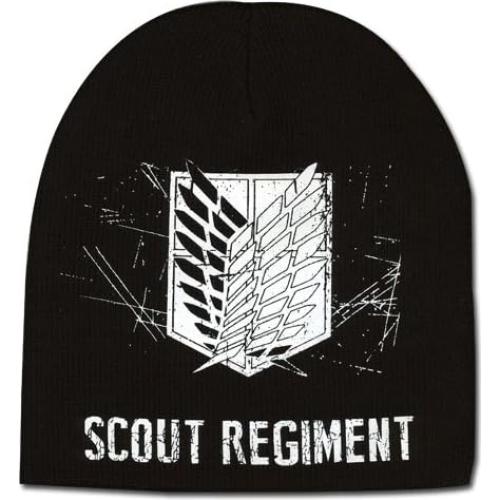Gorro Attack on Titan Regimiento de Exploración 7.62 cm Negro
