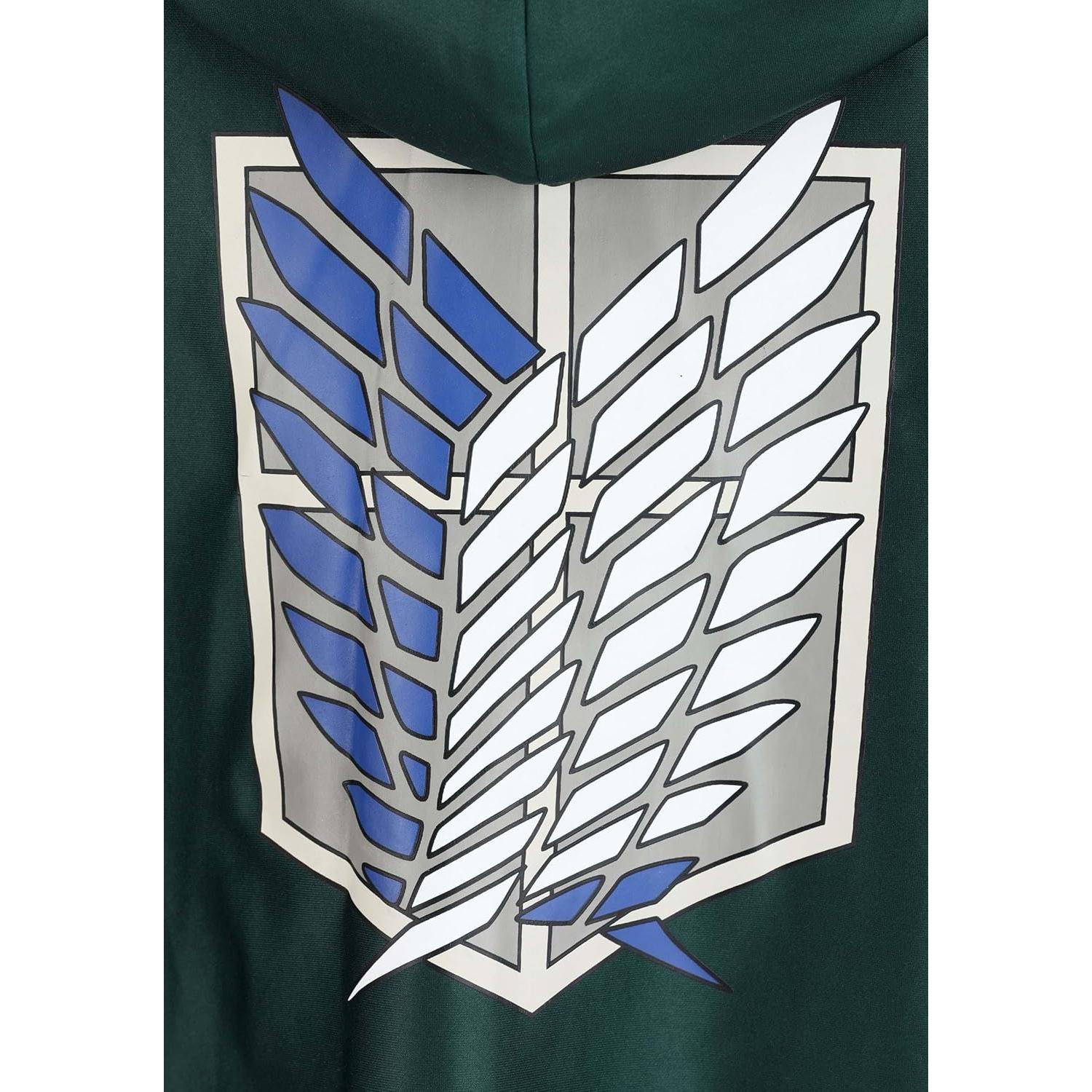 Capa de Disfraz Scout Adulto Fun Costumes Ataque a los Titanes Verde