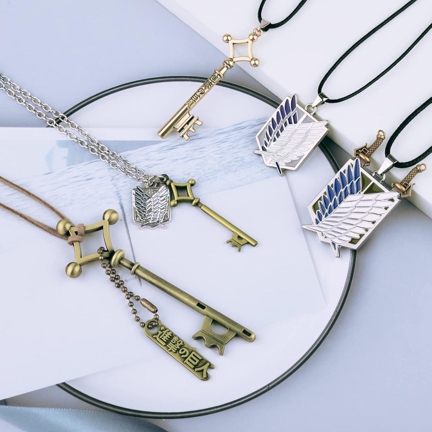 Collar de Anime Vancle Eren Ataque en los Titanes Alas de Libertad