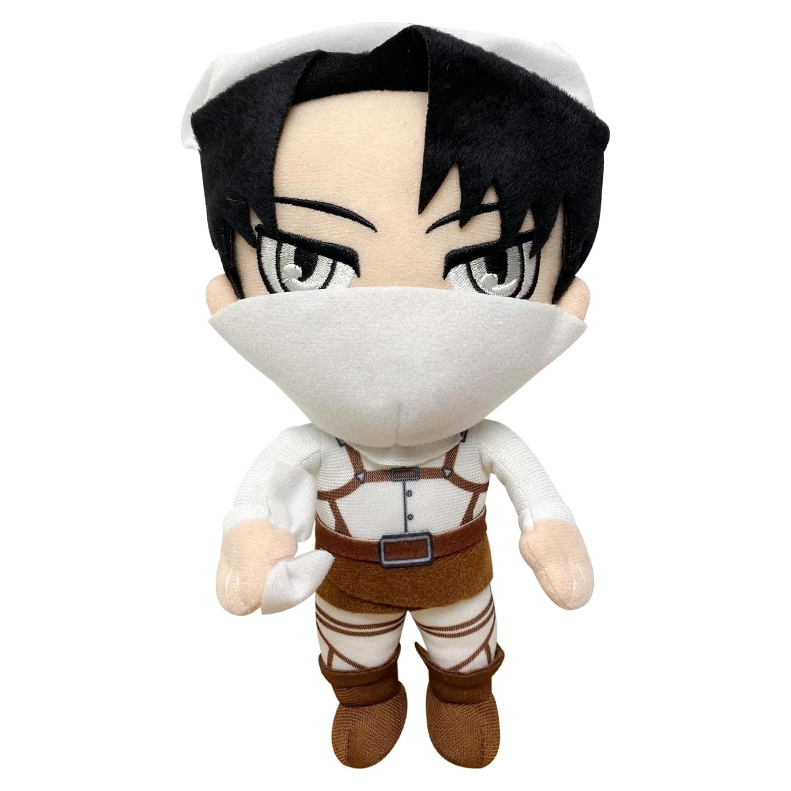 Peluche Levi Ackerman Ataque a los Titanes 21.6 cm Great Eastern