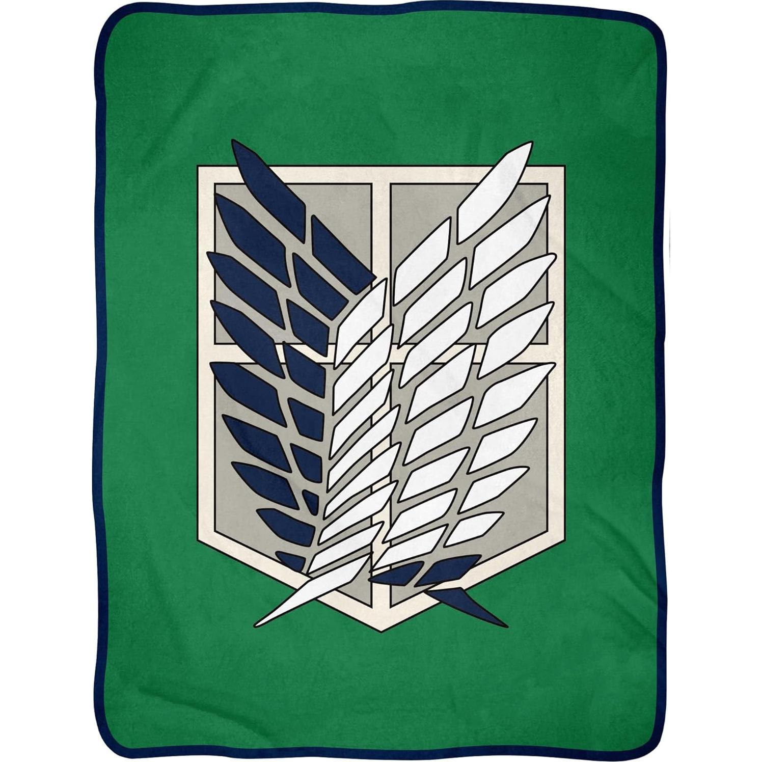 Manta de Felpa Suave Surreal Entertainment Ataque a los Titanes 122x152cm