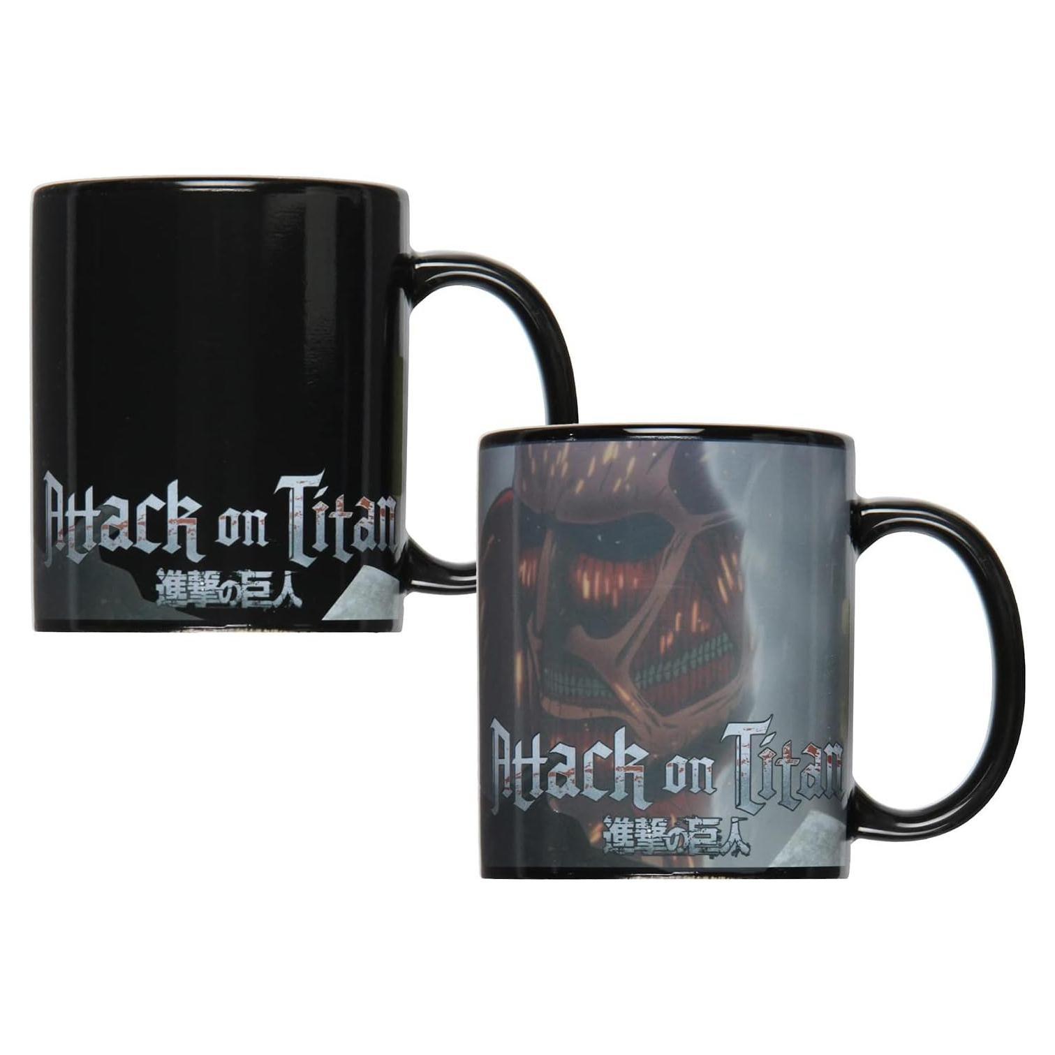 Taza de Café Cambiante Attack on Titan - Titán Colosal 311ml