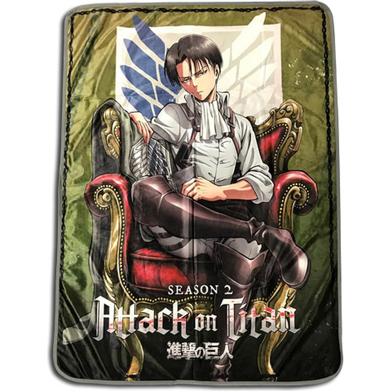 Manta de Anime Ataque a los Titanes Temporada 2 Gran Entretenimiento del Este