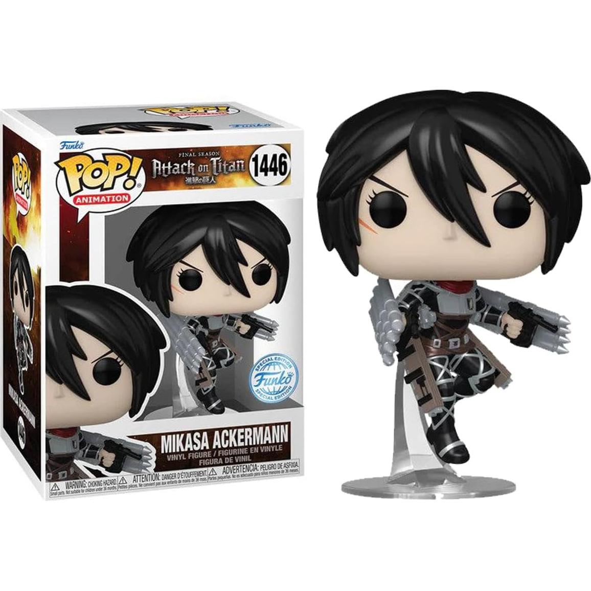 Figura Funko Pop! Mikasa Ackermann Ataque de los Titanes Metálica