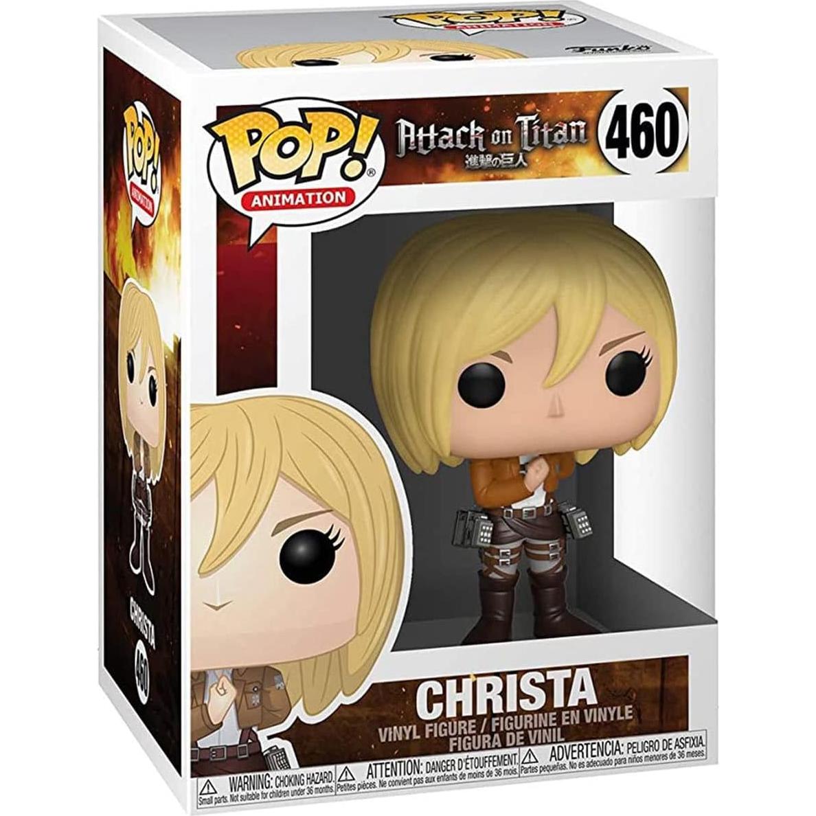 Figura de Vinilo Pop! Ataque a los Titanes Christa 9.5 cm
