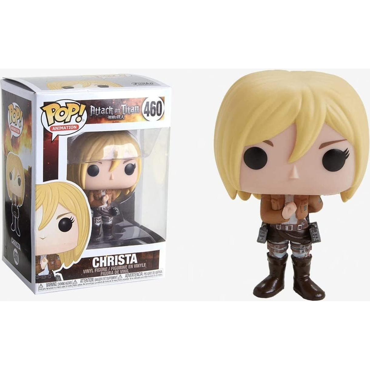 Figura de Vinilo Pop! Ataque a los Titanes Christa 9.5 cm
